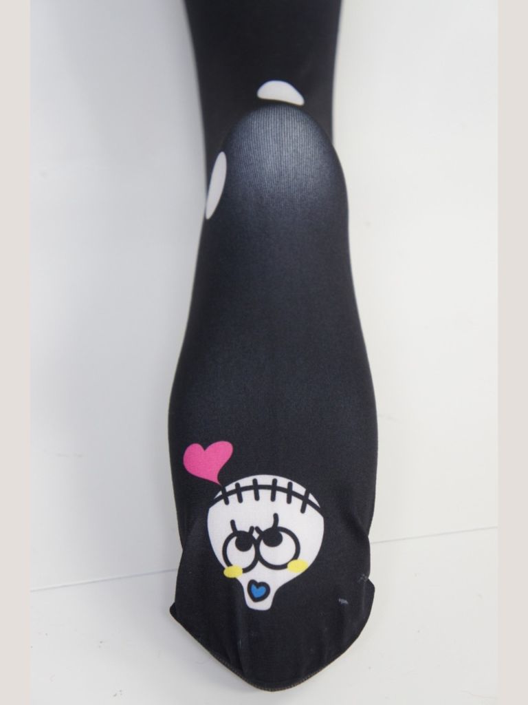 点字タイツ（美脚）  Braille tights / ブラック / 納期1～3週間