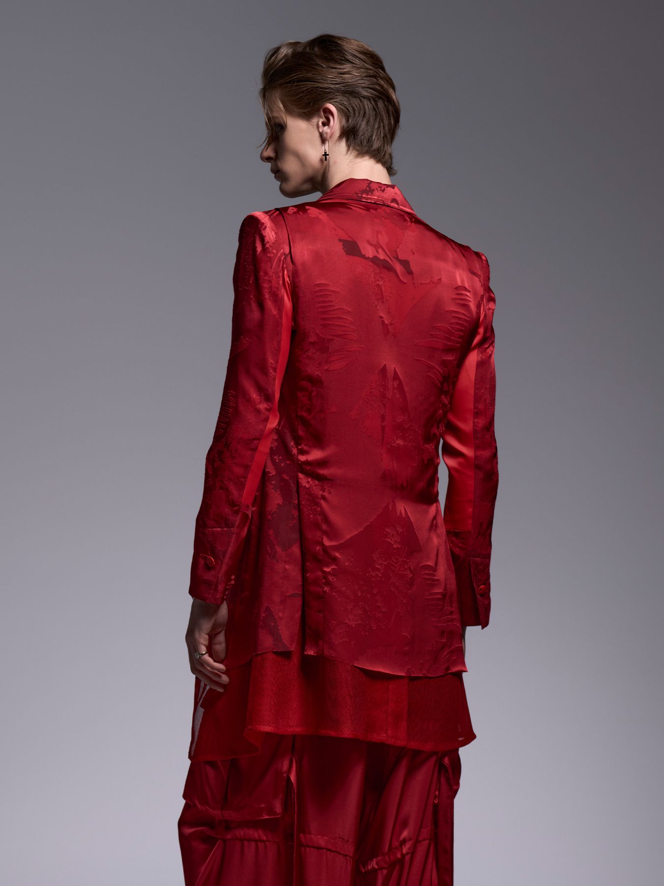 【予約品 1月4日(日) 締切】Layered Jacket / レイヤードジャケット / レッド