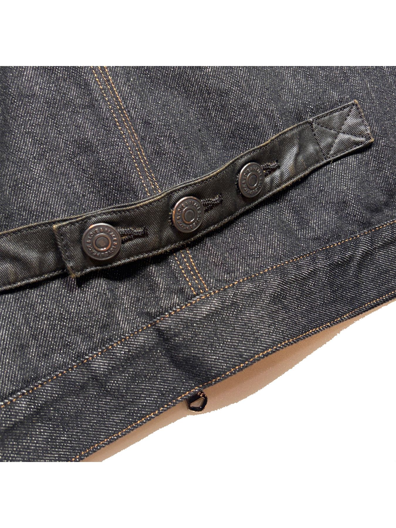 【予約品 8月23日(日) 締切】11.5oz DENIM JK/PAT / レザーパッチ / ブラック