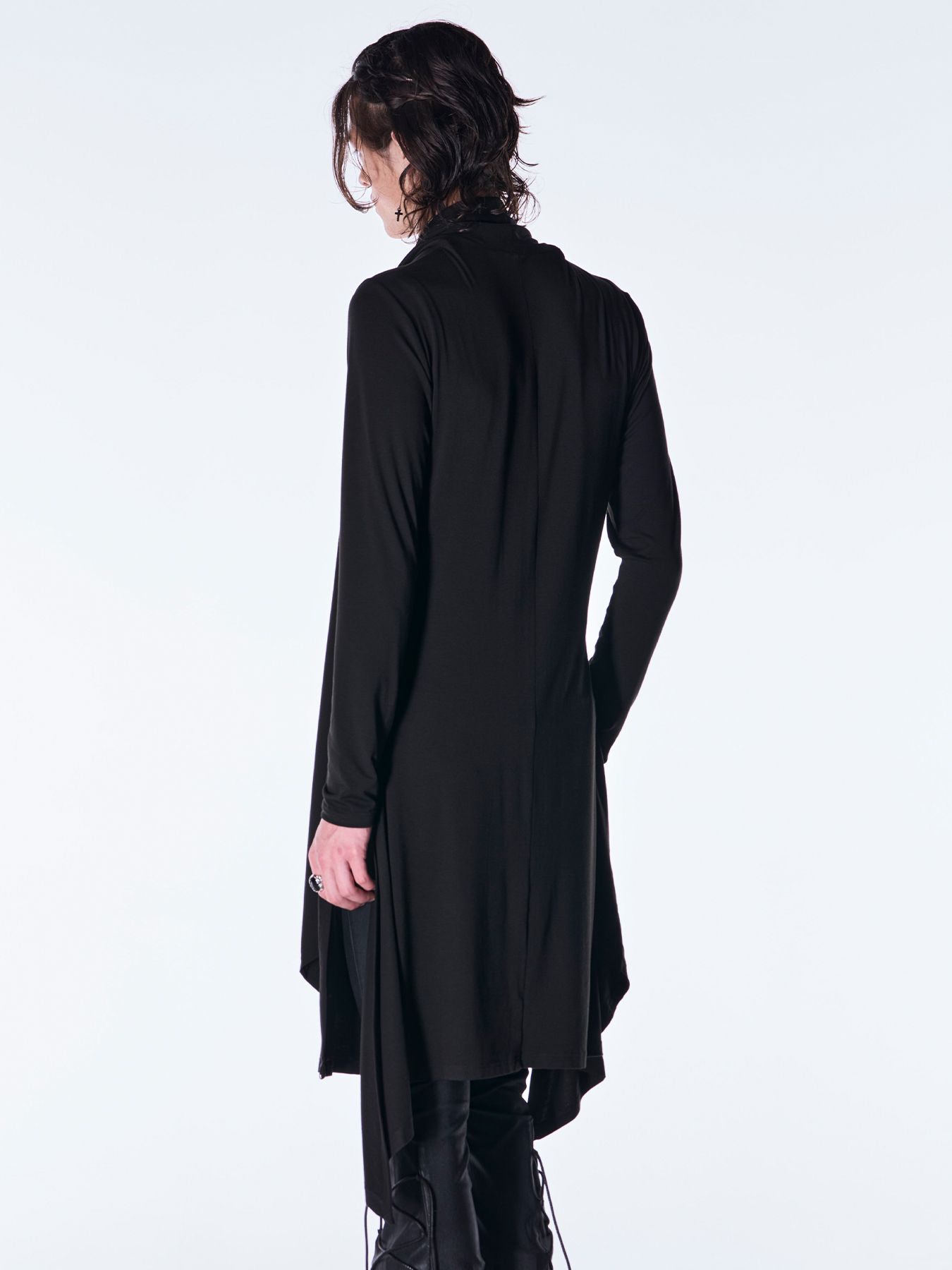 【予約品 6月29日(月) 締切】Heat Tech BEATENJIKU Stole Cardigan / ストールカーディガン / ブラック