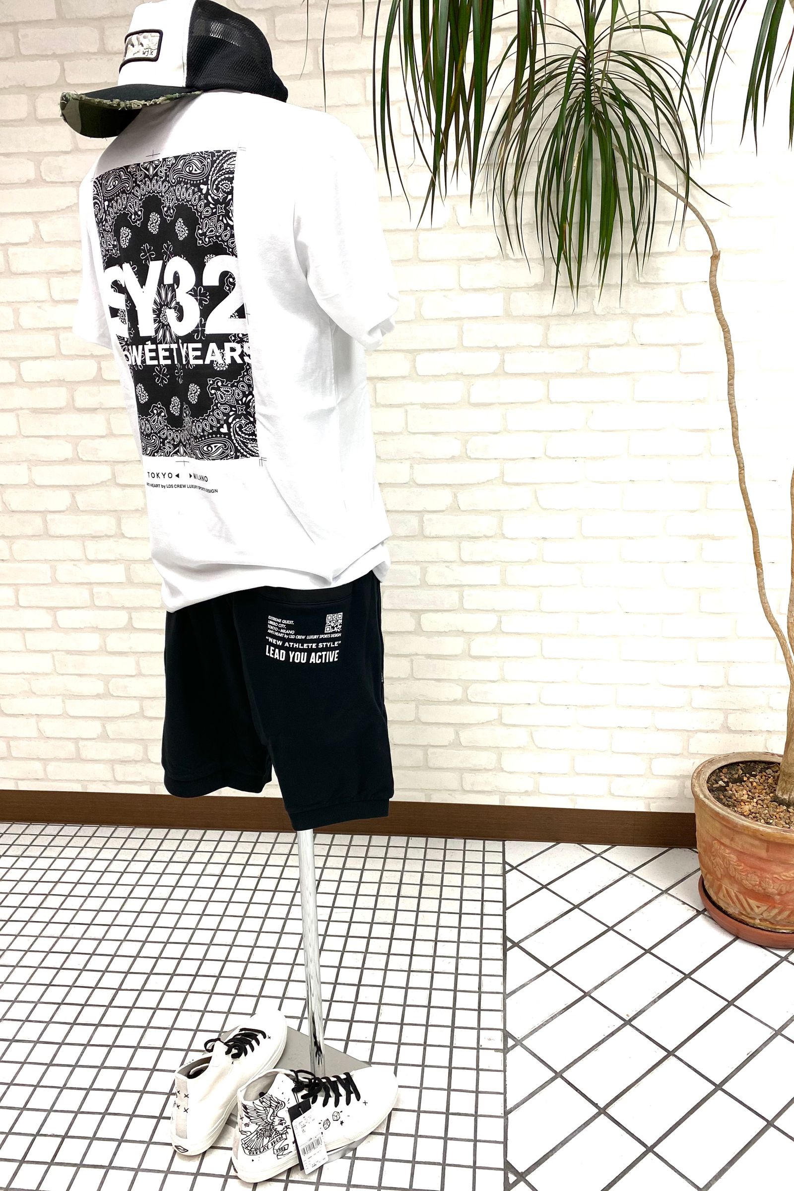 SY32 by SWEET YEARS - HYDROFUGE 撥水加工SHORT PANTS