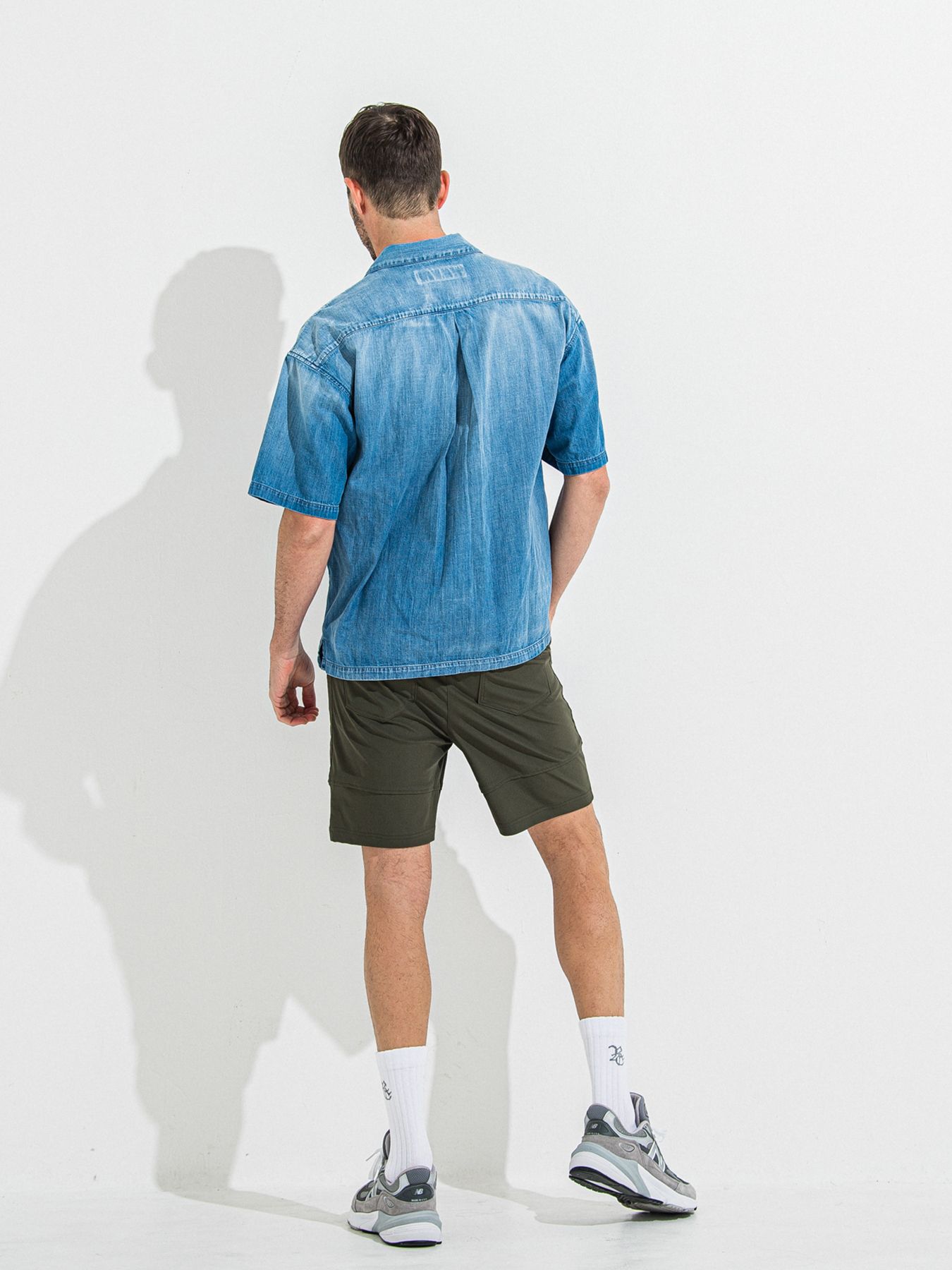 【予約品】ZACK HALF DENIM SHIRT / ザックハーフスリーブスリーブデニムシャツ / ライトインディゴ