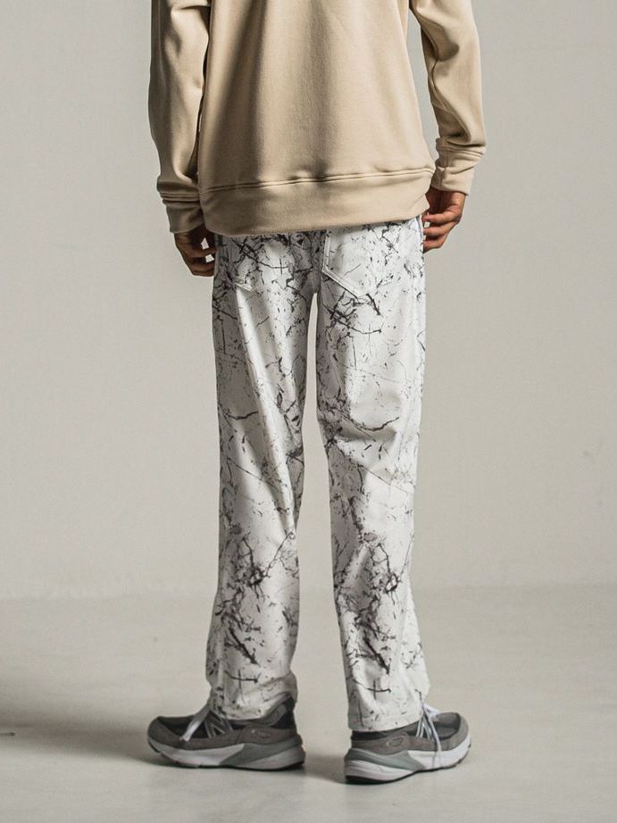 《予約9月1日18時締め》 MELTON WIDE TUCK PANTS  / ワイドタックパンツ / ペイントグレー