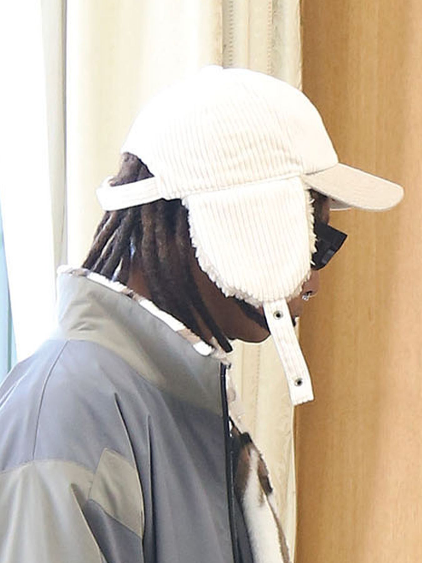 MICHELLE-BOA CAP / IVORY【QUOLT】