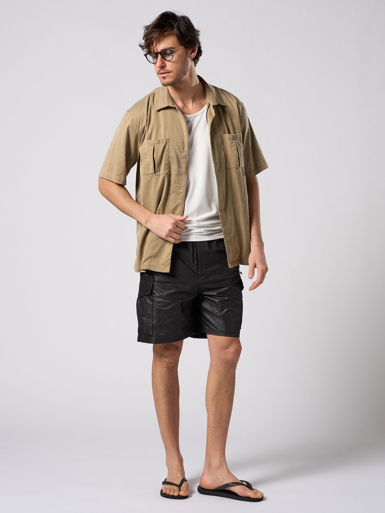 【予約品 1月25日(日) 締切】solid cargo shorts / ソリッド カーゴショーツ / ブラック