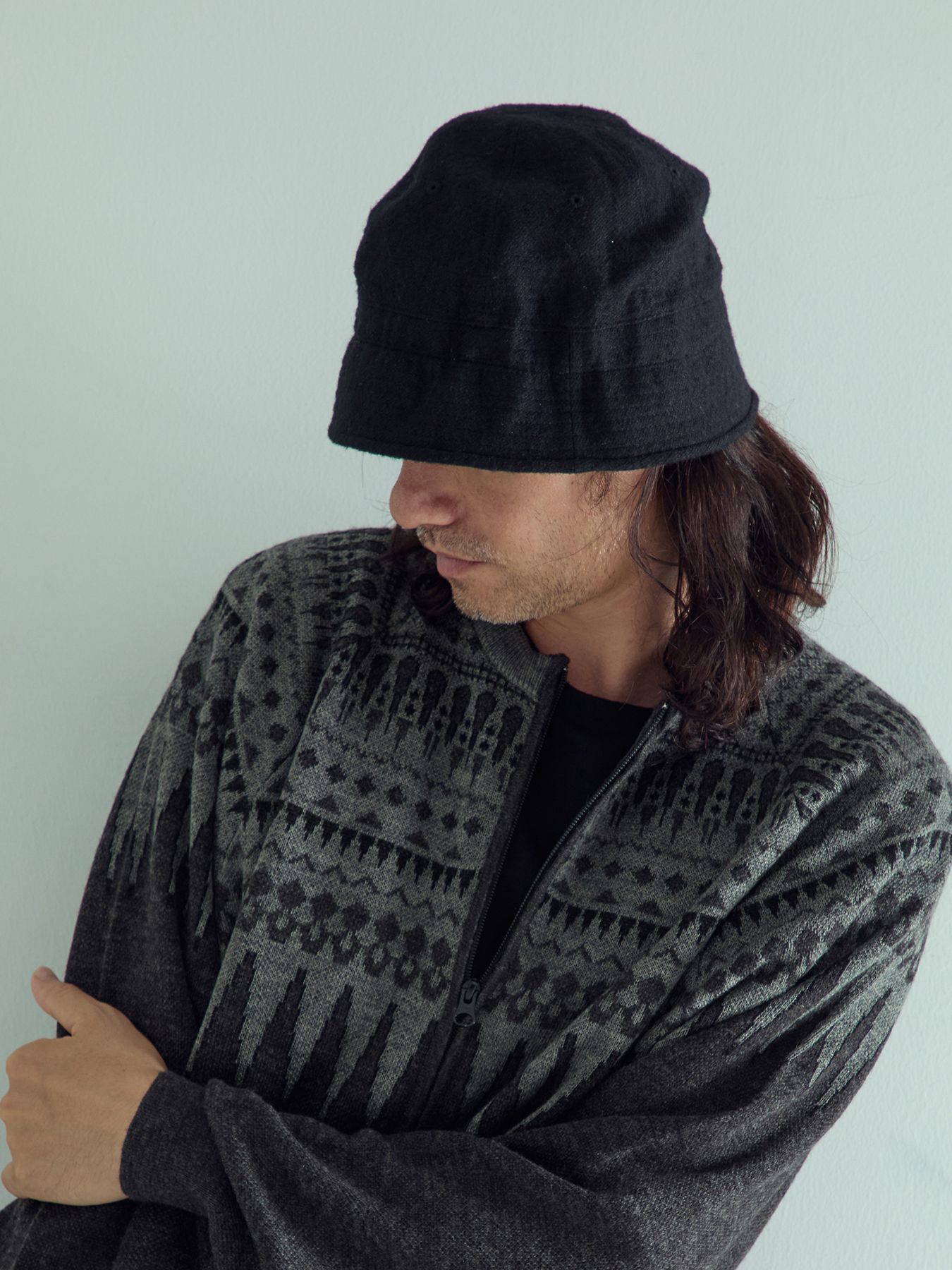 【予約品 】WOOLSAILER / セーラーハット / ブラック