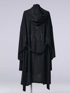 《予約品5月20日締》 HAORI / ハオリ / ブラック バックプリント