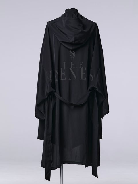 《予約品5月20日締》 HAORI / ハオリ / ブラック バックプリント