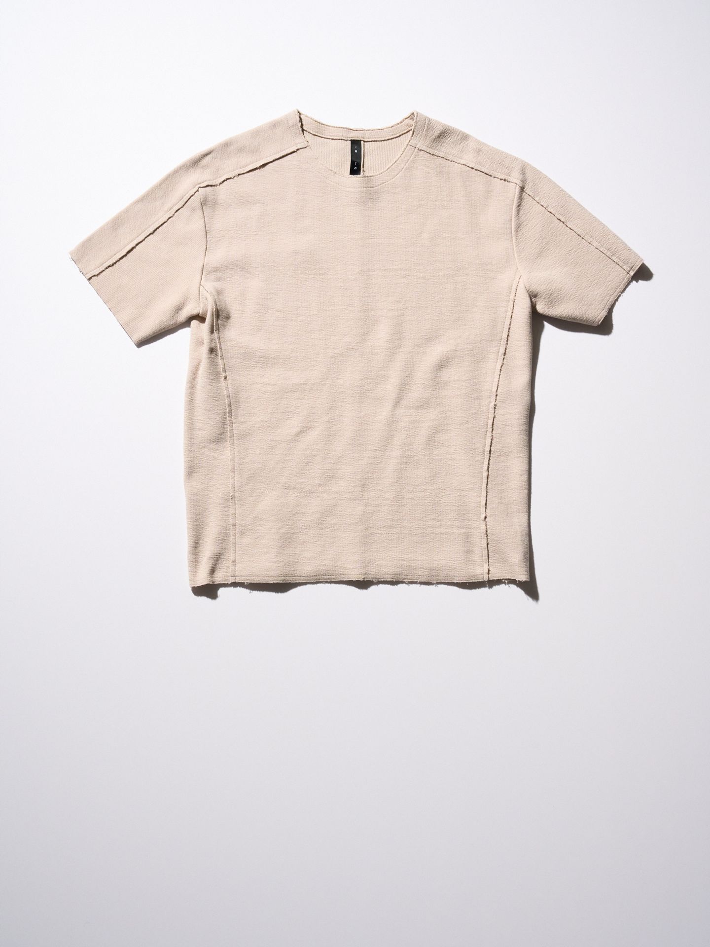 【予約品9月19日 10時締め】 cut-off Tee  / Tシャツ / キャメル