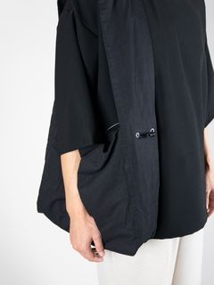 LEATHER CORD SHOULDER BAG / ショルダーバッグ / ブラック 【Iroquois.SENTI】