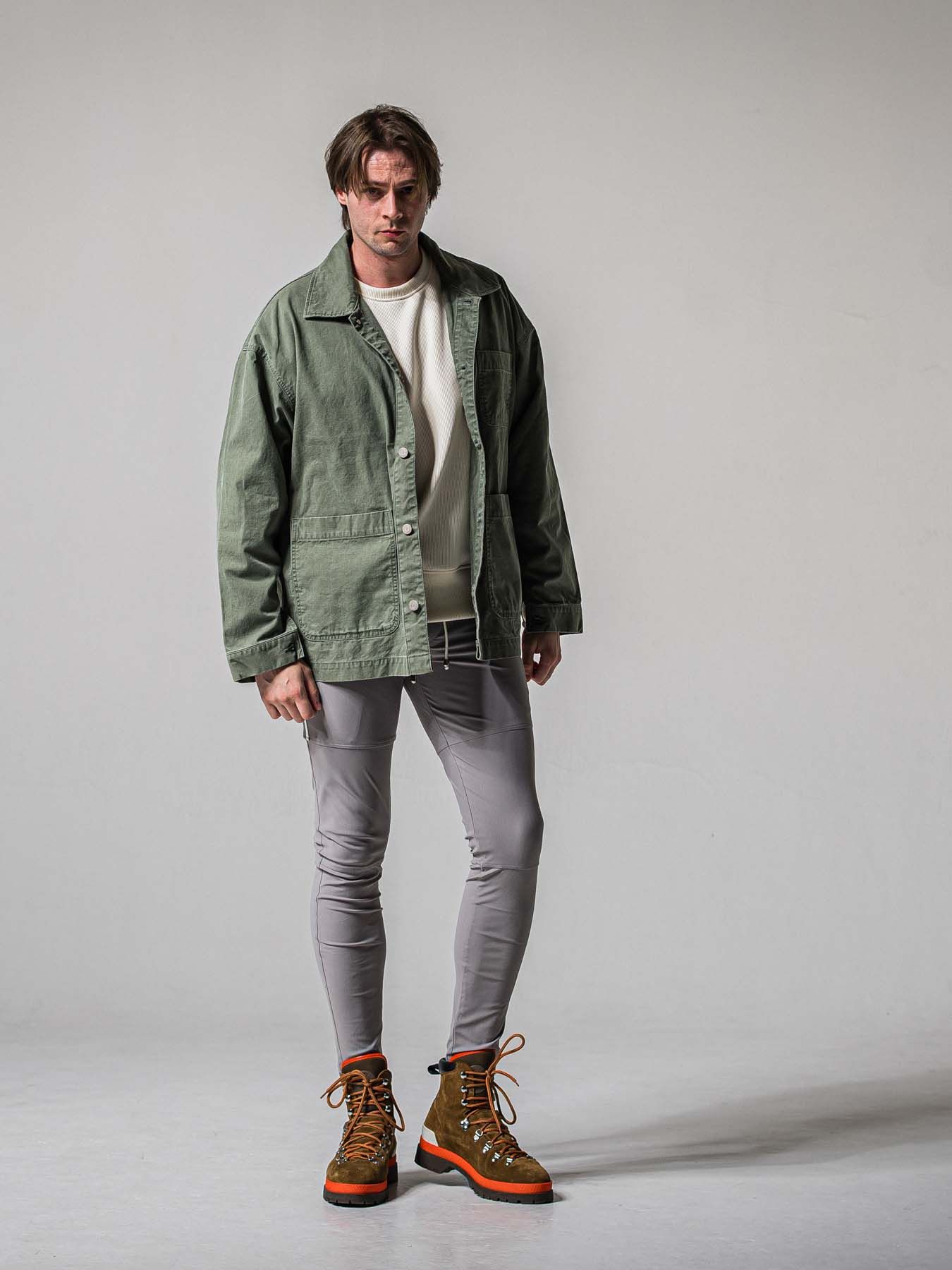 【予約品 11月16日(日) 締切】RC COVER ALL / ミリタリーキャンバス カーバーオールジャケット / ダークカーキ