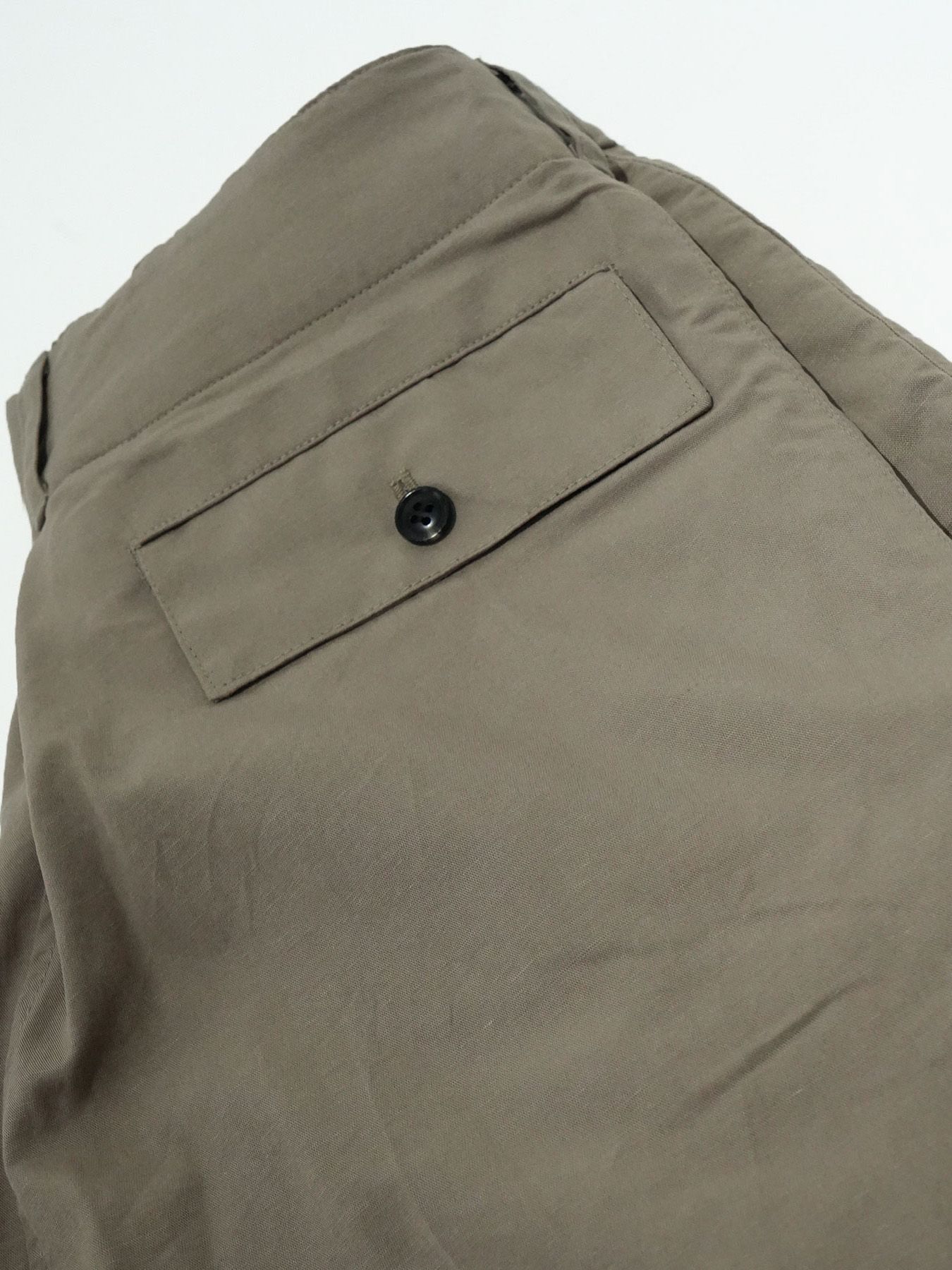 【予約品 2月1日(日) 締切】OVERTROUSERS / ボックスタックトラウザーズ / ベージュ