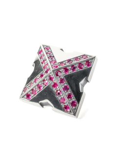 【予約品 9月27日(日) 締切】スナップスタッズ / Red Zirconia × Silver925