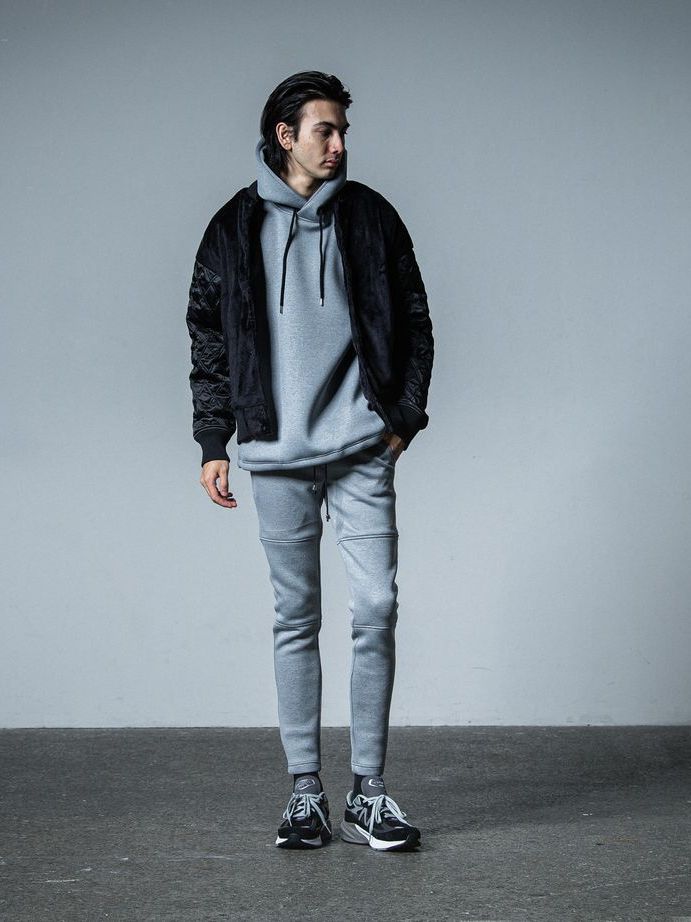 《予約品》 BOA OVER  VARSITY JACKET  / ボアスタジャン / ブラック