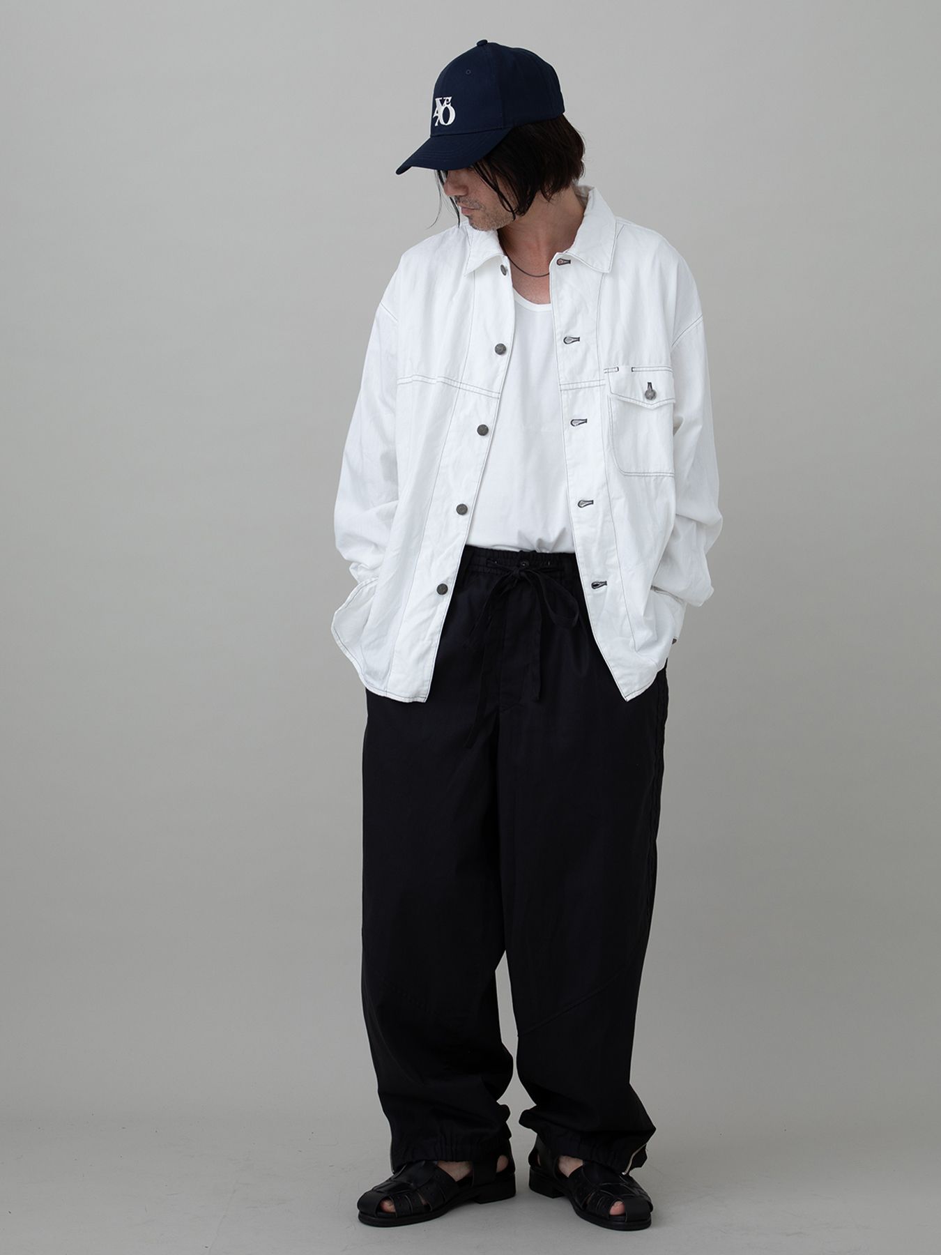 【予約品 10月26日(日) 締切】90sDENIMSHIRTS / デニムオーバーシャツ / WH×L.GRAY