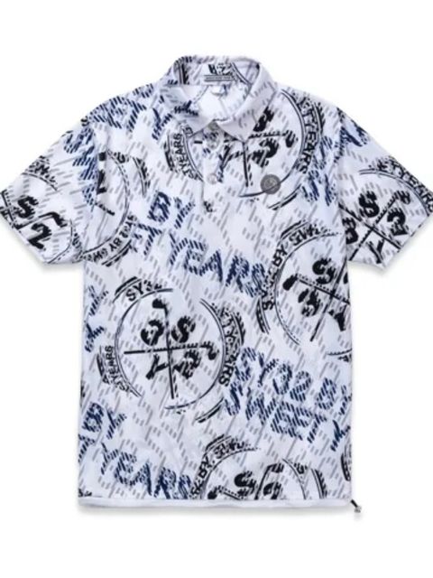 RECYCLE BIG CROSS GRAPHIC KANOKO ポロシャツ｜MEN'S【SY32 by SWEET YEARS GOLF】