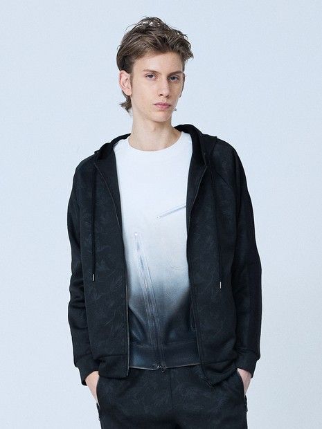 ライダース長袖 スウェットグラデーション【5351 POUR LES HOMMES】