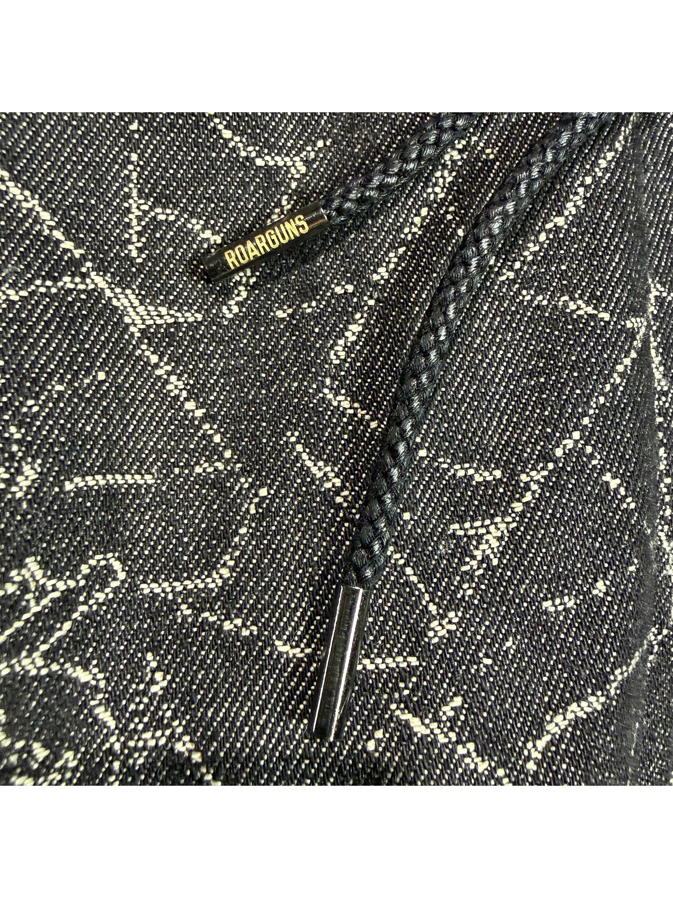 【予約品 3月9日(月) 18:00 締切】SPIDER JAQ HOODIE / リバーシブル スパイダー ジャガード ジップフーディ / ブラック