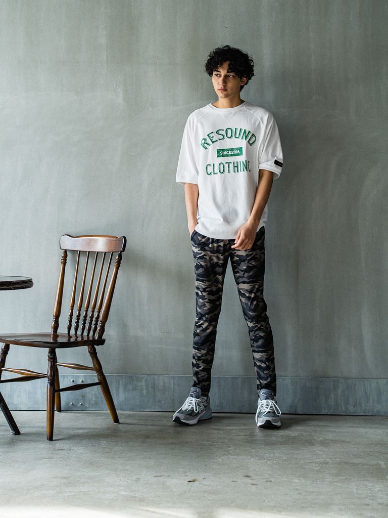 《予約品3月3日18：00締め》 college half sleave / ハーフスリーブT / ホワイト