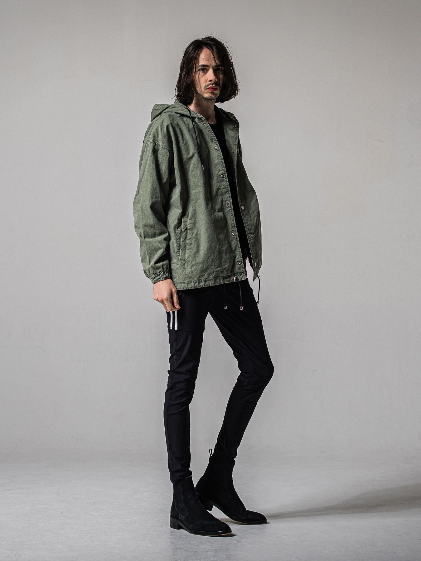 【予約品 11月16日(日) 締切】JOHNSON LINE PANTS / ジョンソンラインパンツ / ブラック×ホワイト