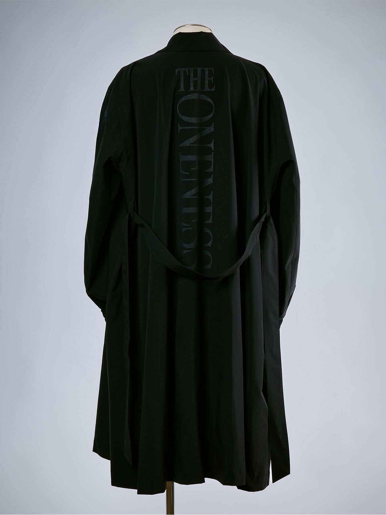 【予約品 10月26日(月) 締切】Drape Coat / ドレープコート / ブラック
