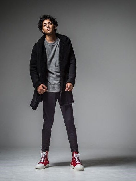 BOA Hoodie coat / ウールボアコート / ブラック 【RESOUND CLOTHING】 RC30-C-007