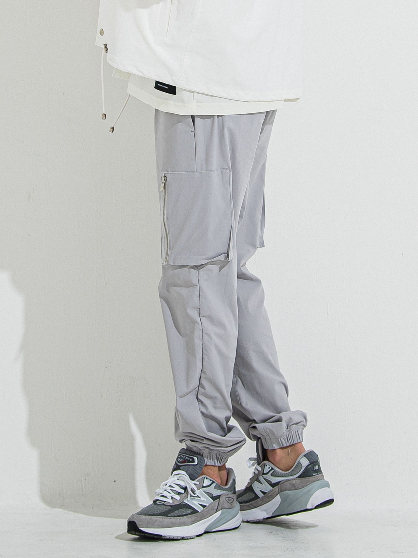 【予約品 】DAVID NYLON CARGO PANTS / デヴィッドナイロンカーゴパンツ / グレー
