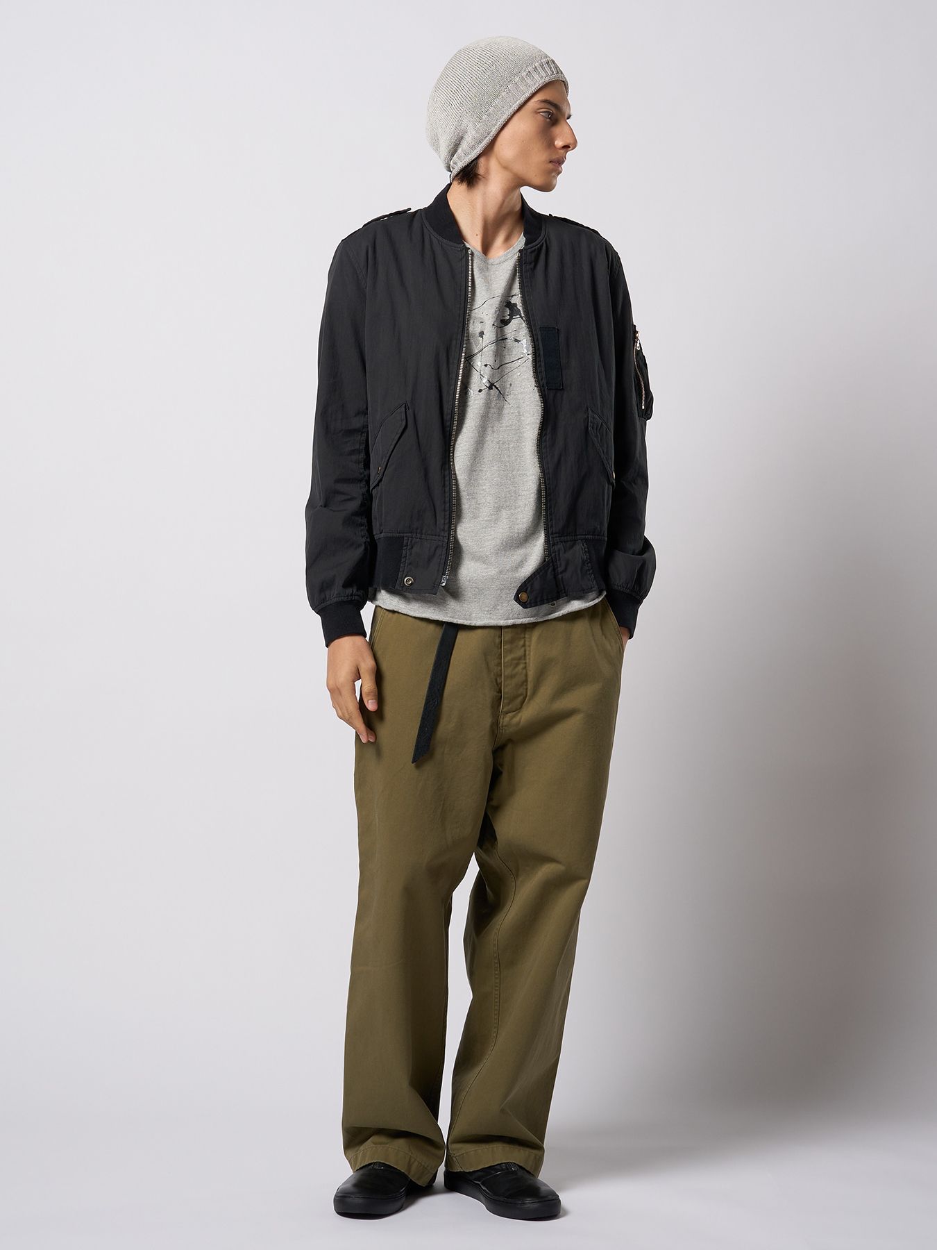 【予約品 9月23日(火) 締切】front zip bootie / フロントジップ ブーティー / ブラック