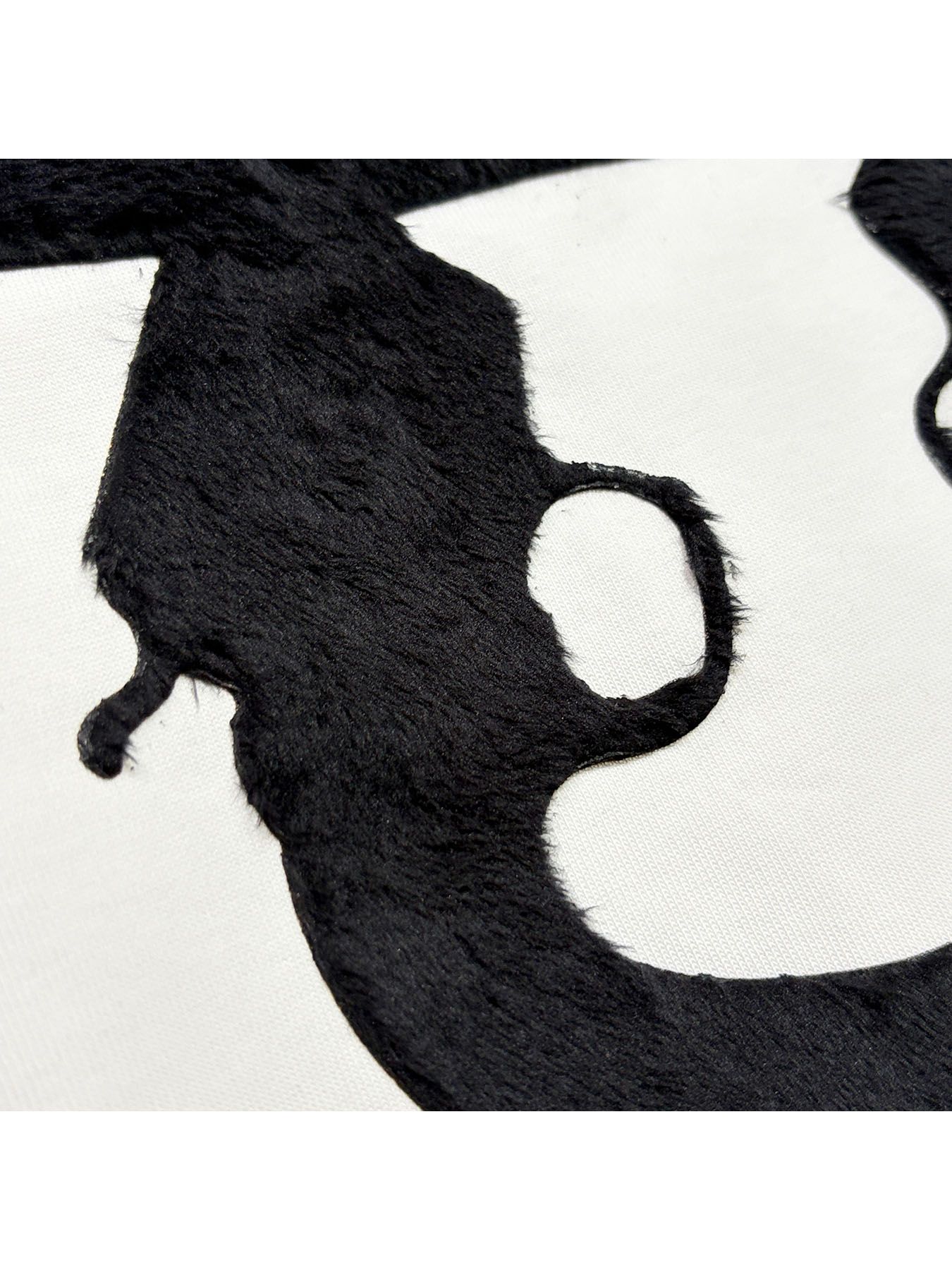 【予約品 3月9日(月) 18:00 締切】LA FUR PRINT L/S T / LA ファープリント ロンT / ブラック×ブラック