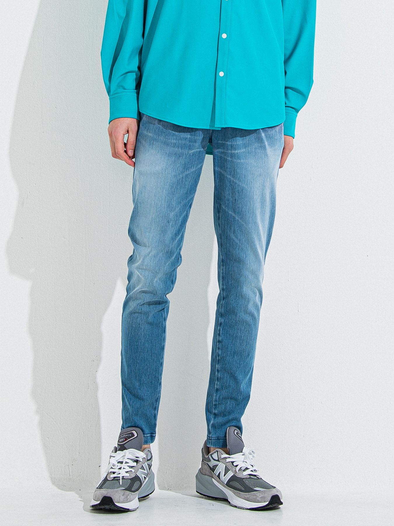 【予約品 】DENIM JERSEY CHRIS EASY TUCK PT / デニムジャージクリスイージータックパンツ / ライトインディゴ