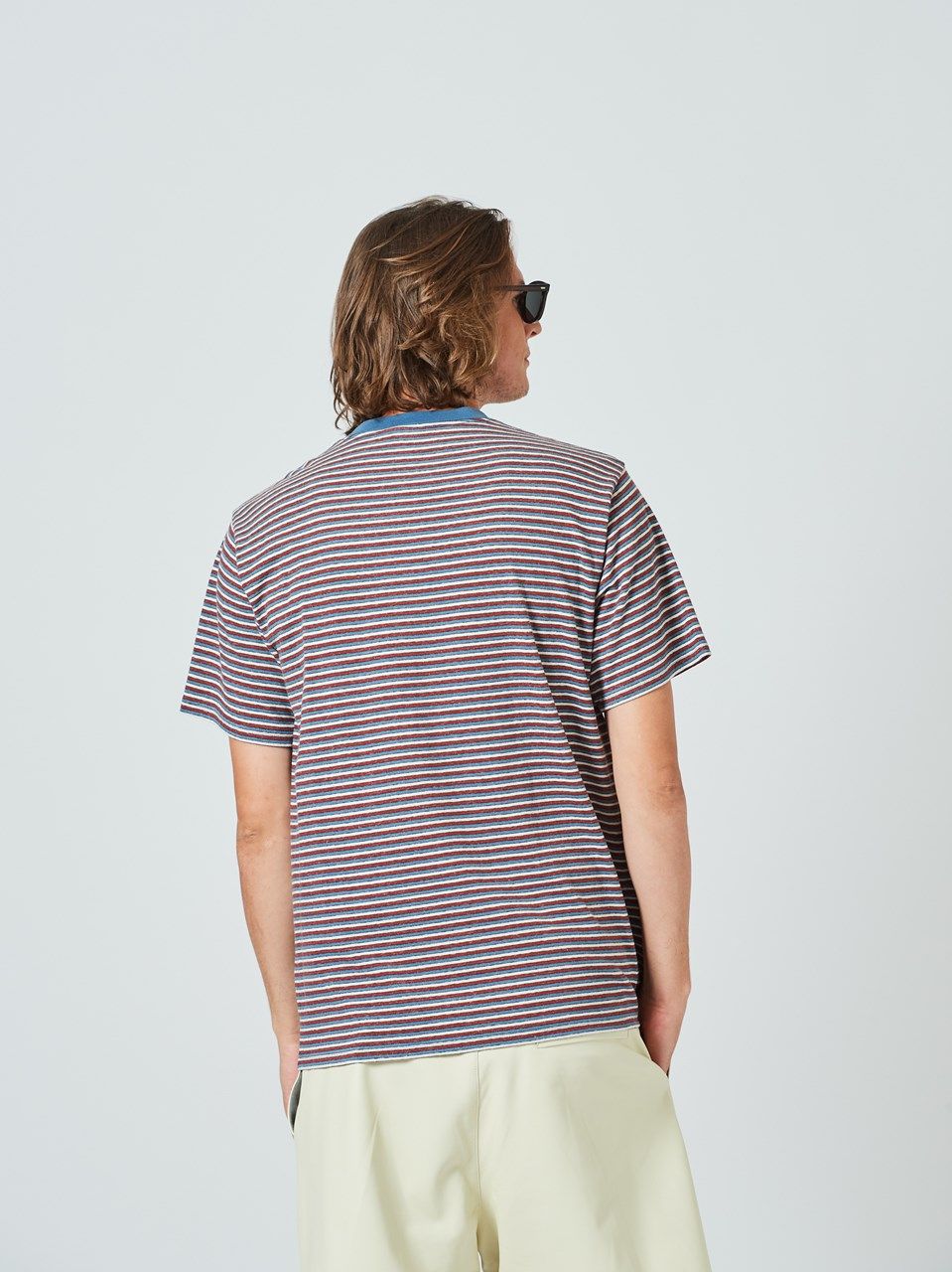 (予約品2023年10月19日18時締め) Multi Border Tee / Tシャツ / ネイビー