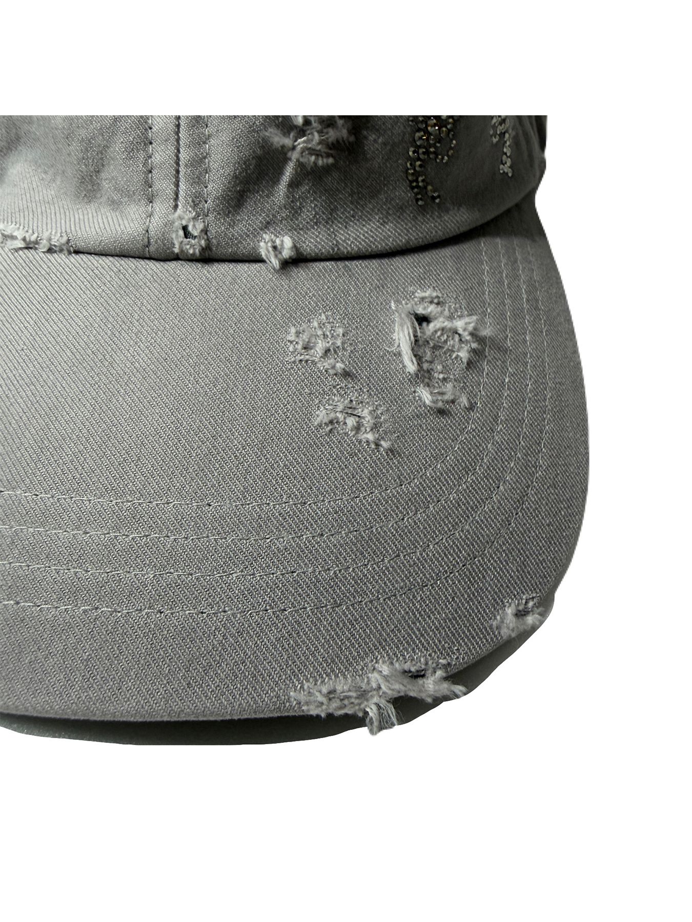 【予約品 8月23日(日) 締切】B.B CAP DAMAGE/CRY / ライトグレー