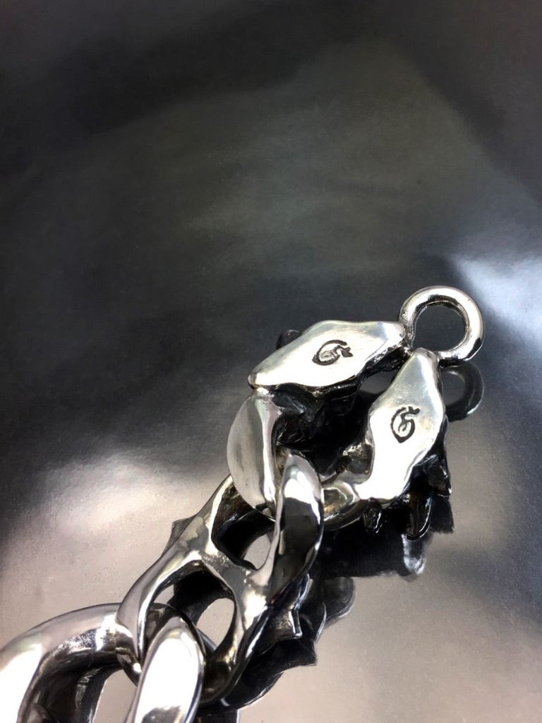 《受注生産》 #1CHAIN BRACELET [WOLF&GARGOYLES] / #1チェーンコンビブレスレット・ウルフ&ガーゴイル 【注文から2-3週間後入荷予定】