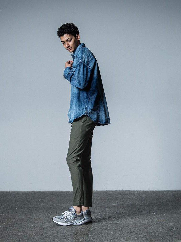 《予約品》 JAMES OVER DUNGAREE SHIRT  / オーバーウエスタンシャツ / インディゴユーズド