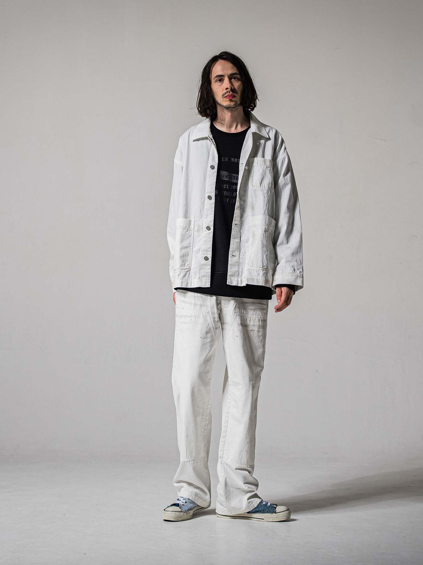 【予約品 11月16日(日) 締切】DOUBLE KNEE PT / ダブルニーワークパンツ / ホワイト