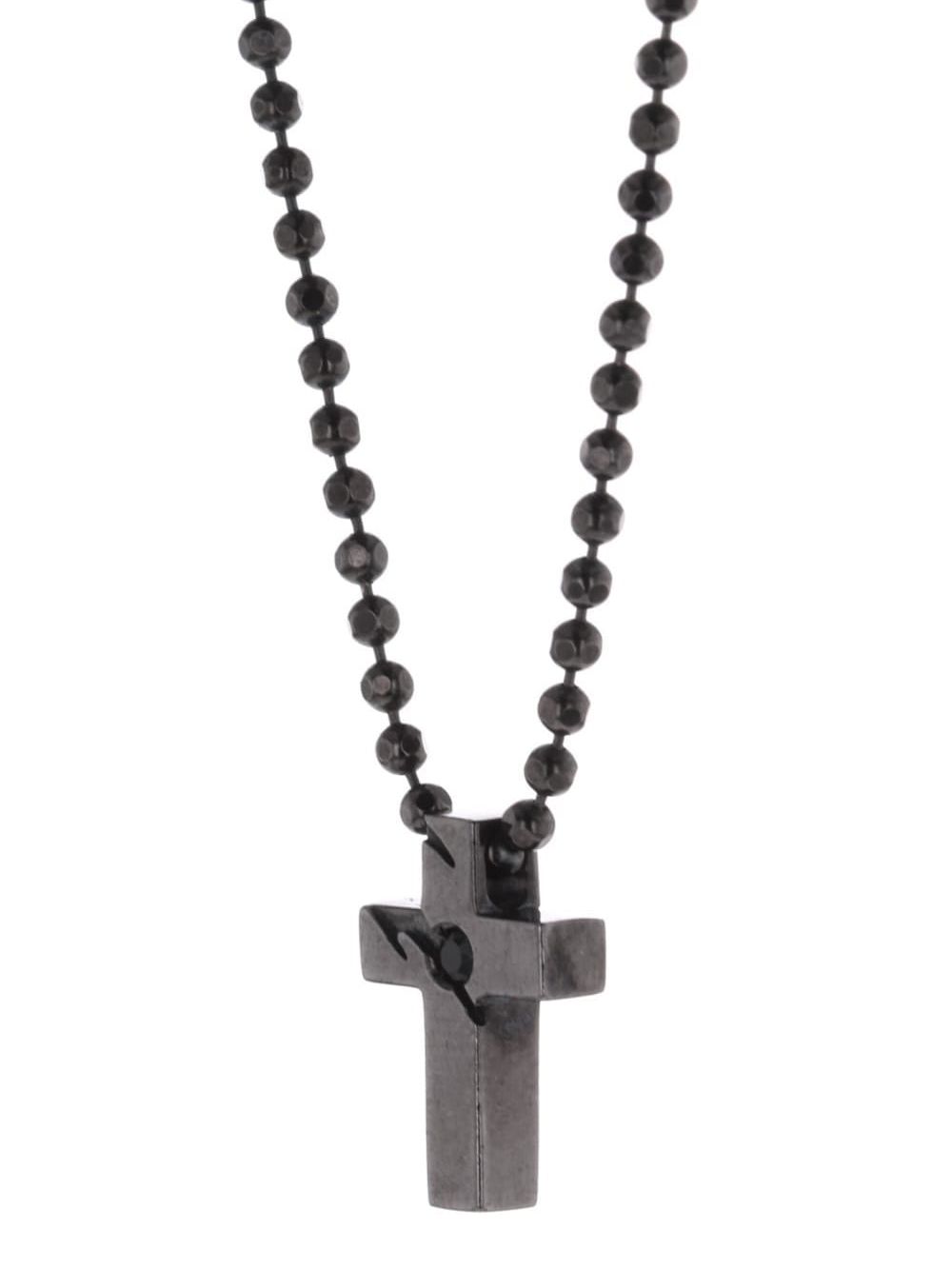 【予約品 7月13日(日) 締切】Cross Choker / クロスネックレス / Silver925 + Diamond