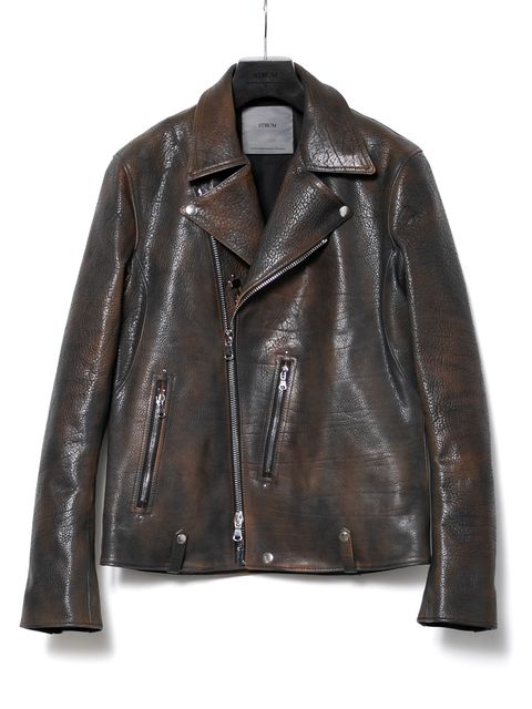 【予約品 10月13日(月) 締切】Full Vegetable Tanned Italian Double Shoulder Steer Hide Garment Burning Dyed Double Riders / イタリアンダブルショルダー燃焼製品染めダブルライダース / HI-FLYER
