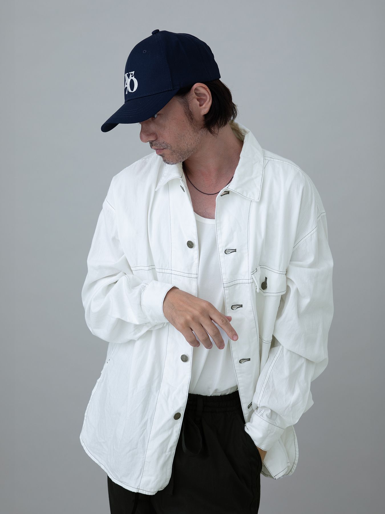 【予約品 10月26日(日) 締切】90sDENIMSHIRTS / デニムオーバーシャツ / WH×L.GRAY