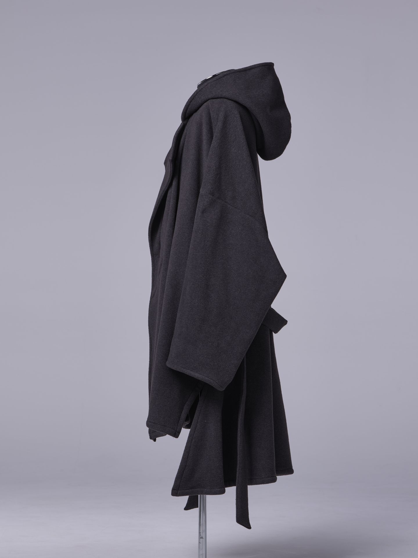 《予約品 》 HAORI / 厚地フリース / チャコールグレー