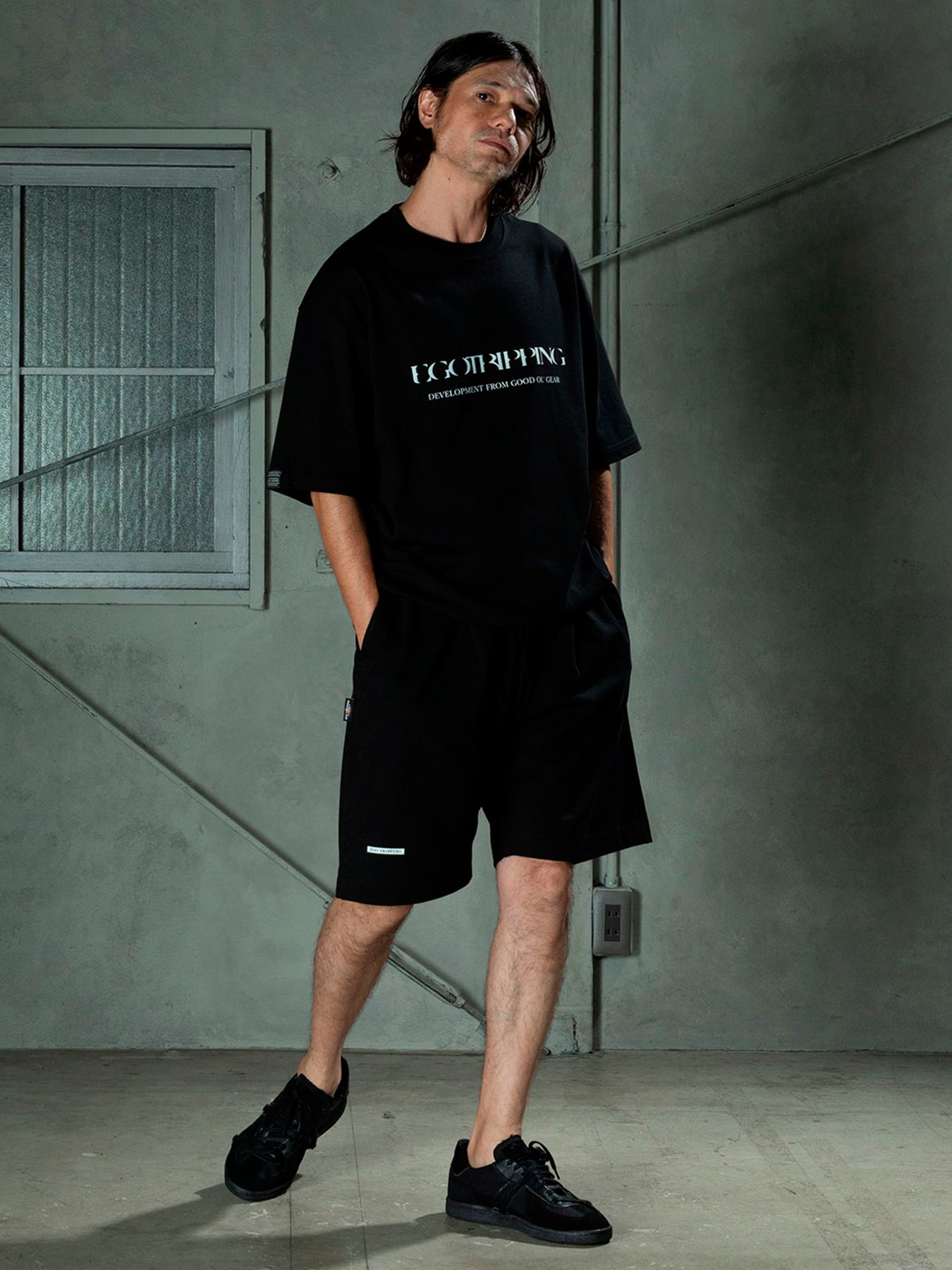 【予約品 11月9日(月) 締切】HEAVYJERSEY Chipped / ヘビーオンスジャージー Tシャツ / ブラック