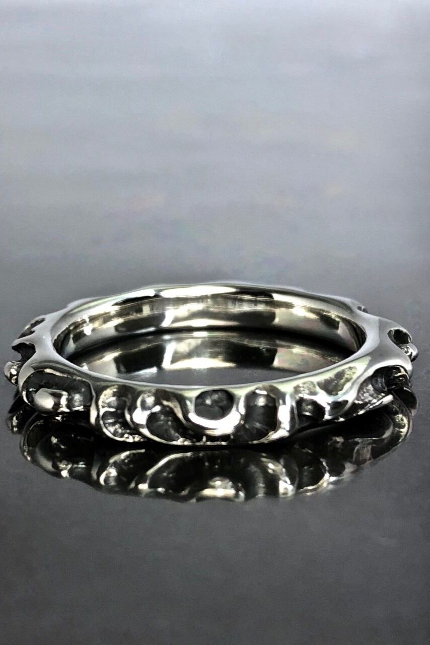 《受注生産》 CRATER RING three リング 【GOD SIZE】 注文から2～3週間後入荷予定