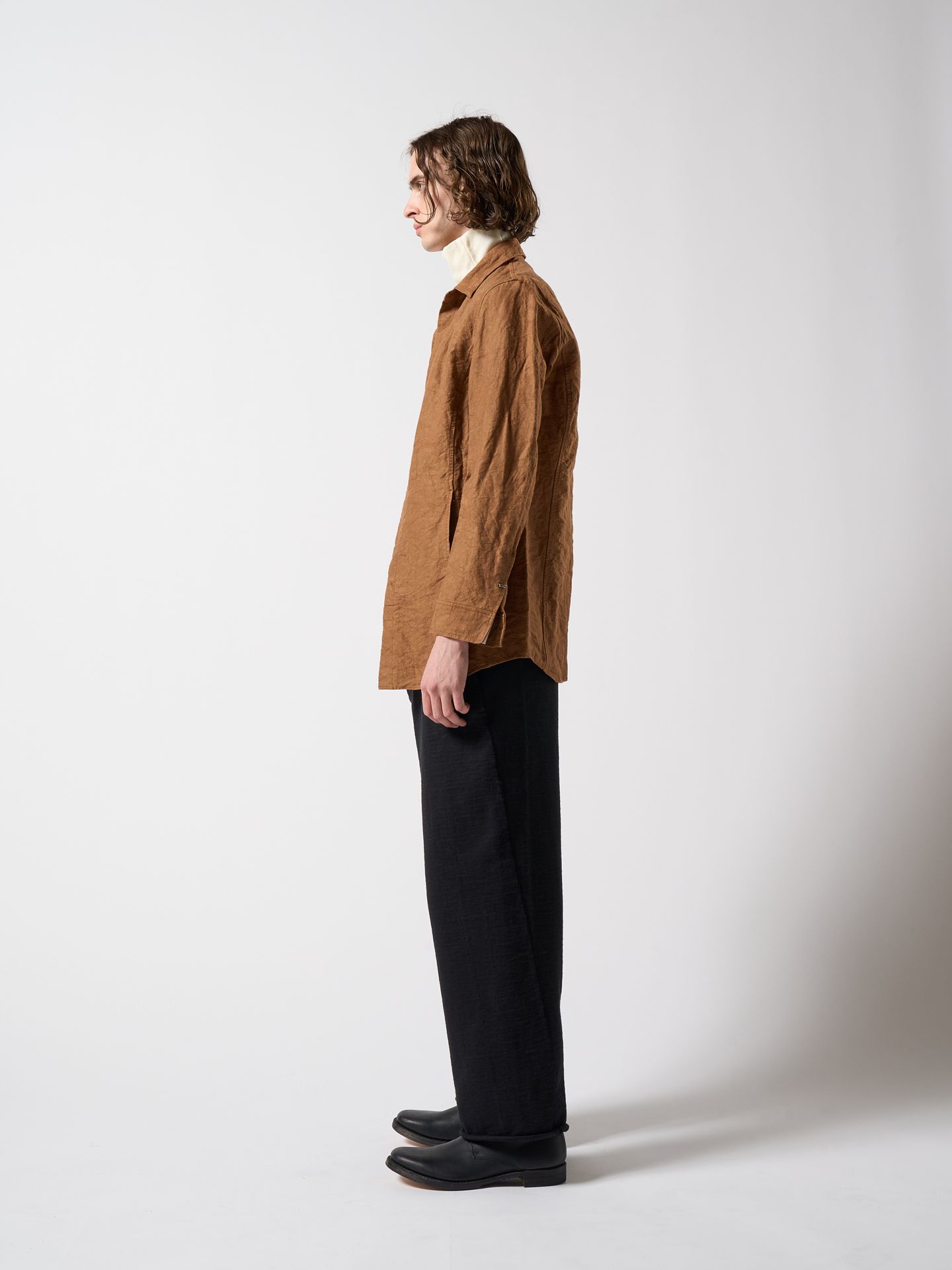 【予約品】 hook shirt coat / シャツコート / カーキ