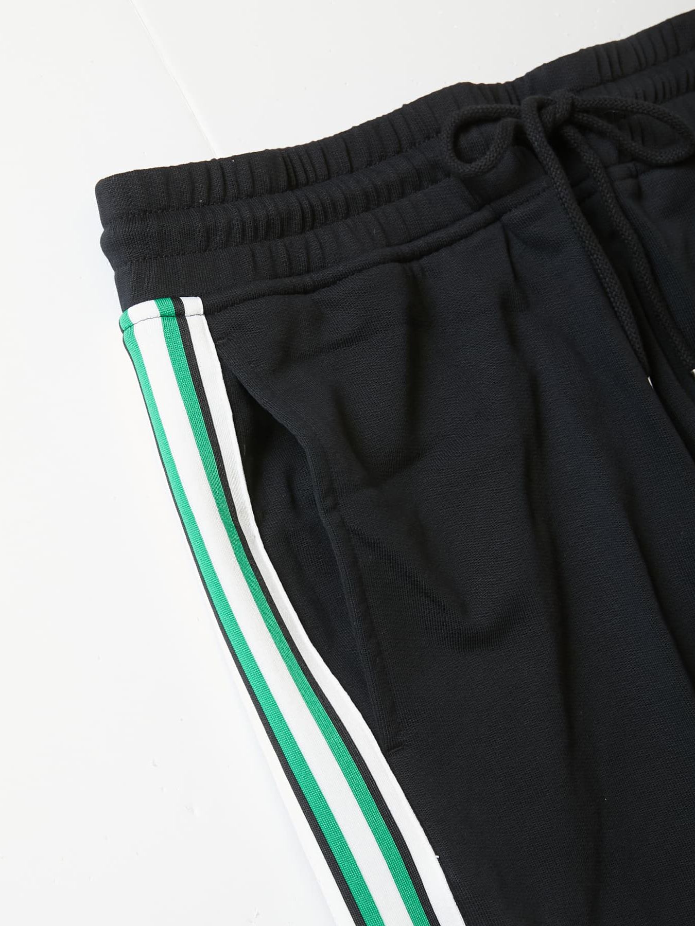 BOY RIB TRACK PANTS BLACK  / トラックパンツ / ブラック