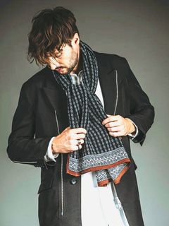 チェーンモチーフストール 857777-367Z【NO ID.】