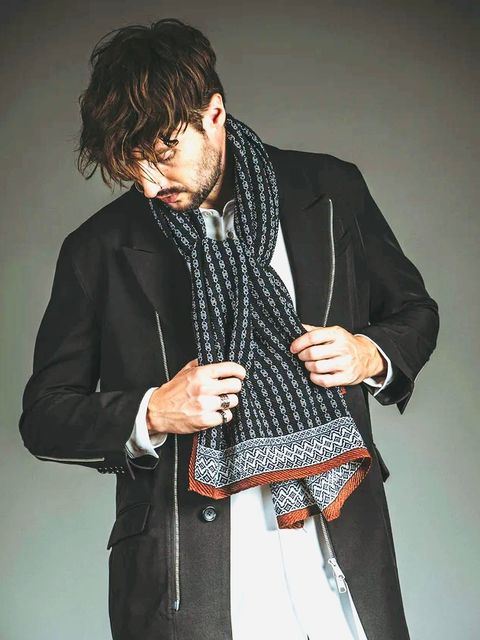 チェーンモチーフストール 857777-367Z【NO ID.】