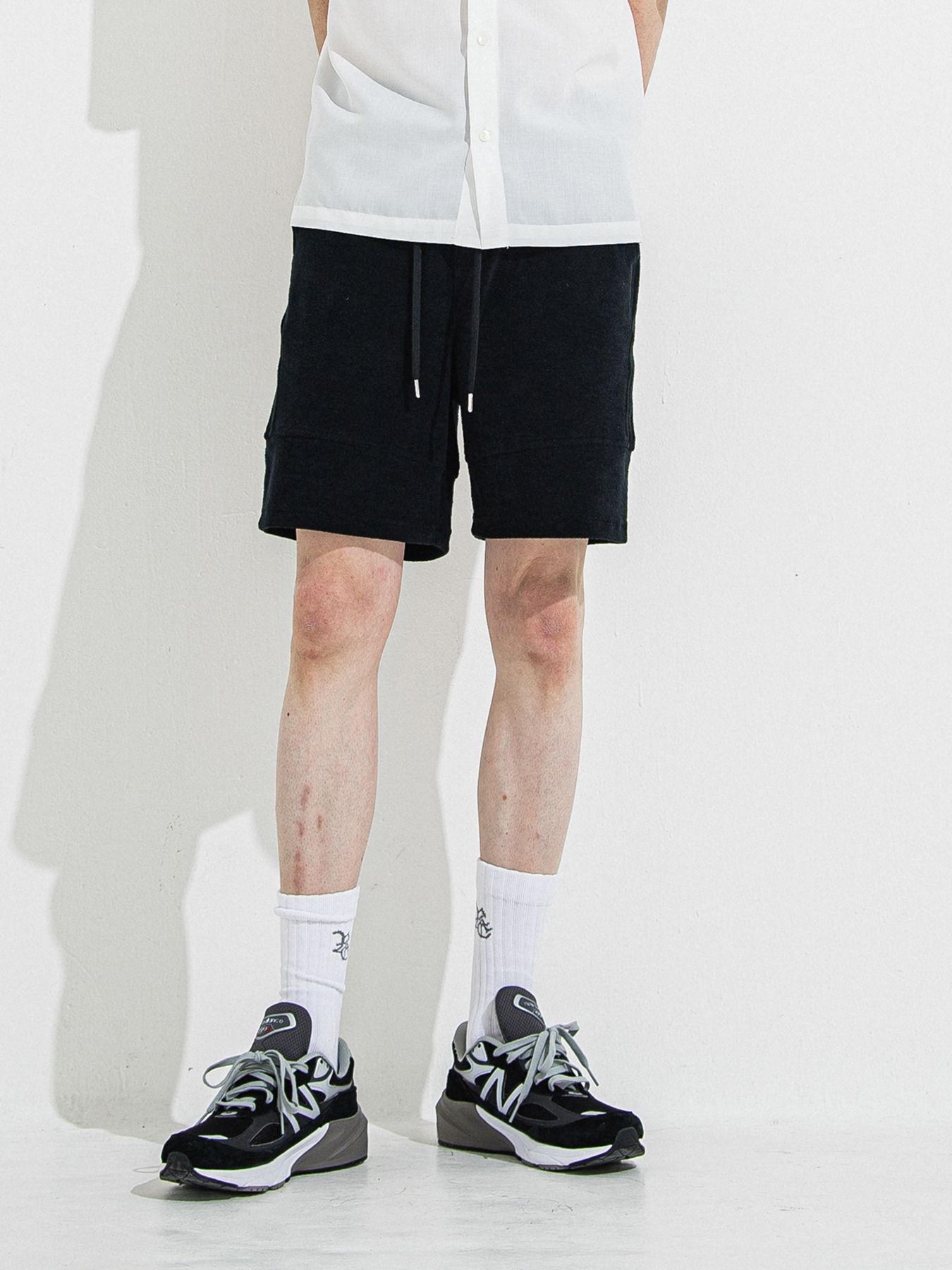 【予約】TYLER PILE SHORTS / タイラーパイルショーツ / ブラック