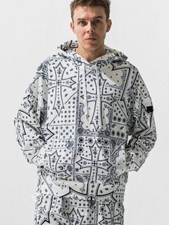 【予約品 9月6日(日) 締切】OVER HOODIE / トリコット オーバーパーカー / クロスホワイト