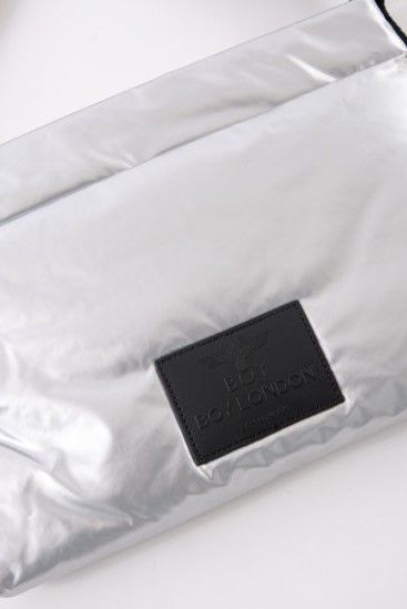 PADDING NYLON BAG ショルダーバッグ / SILVER 【BOY LONDON】
