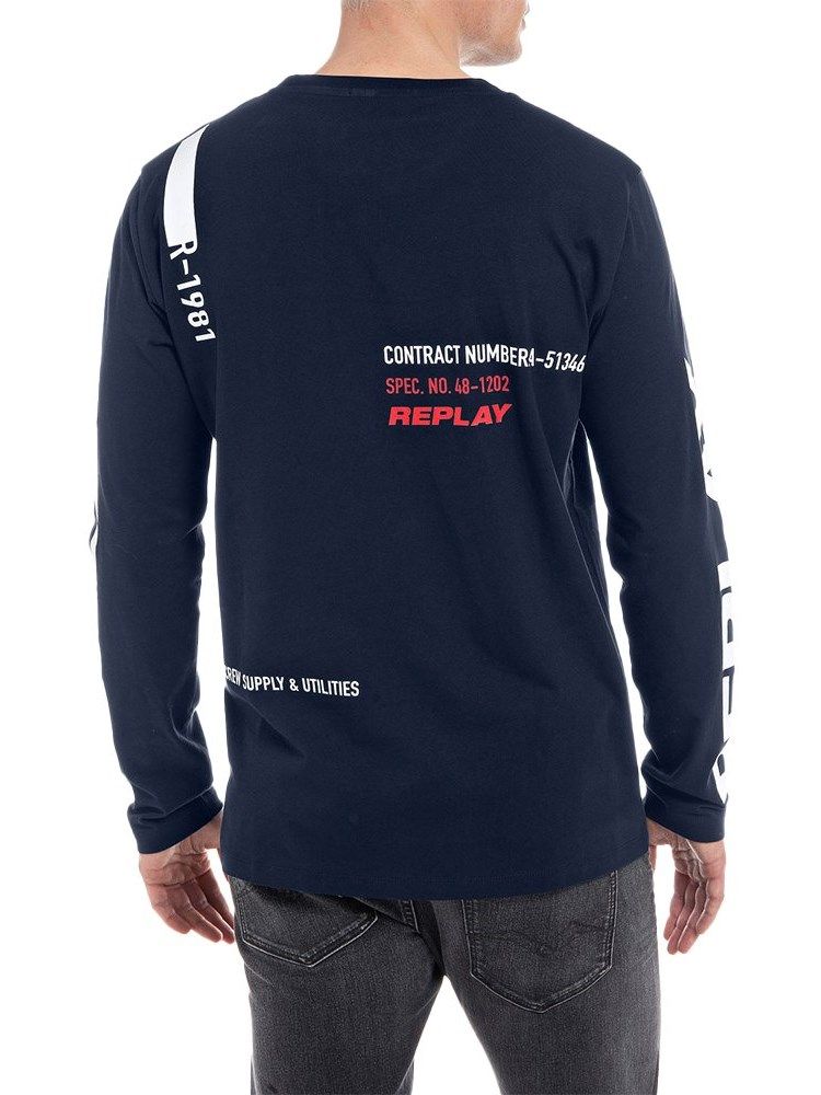 長袖Tシャツ / ブラック 【REPLAY】