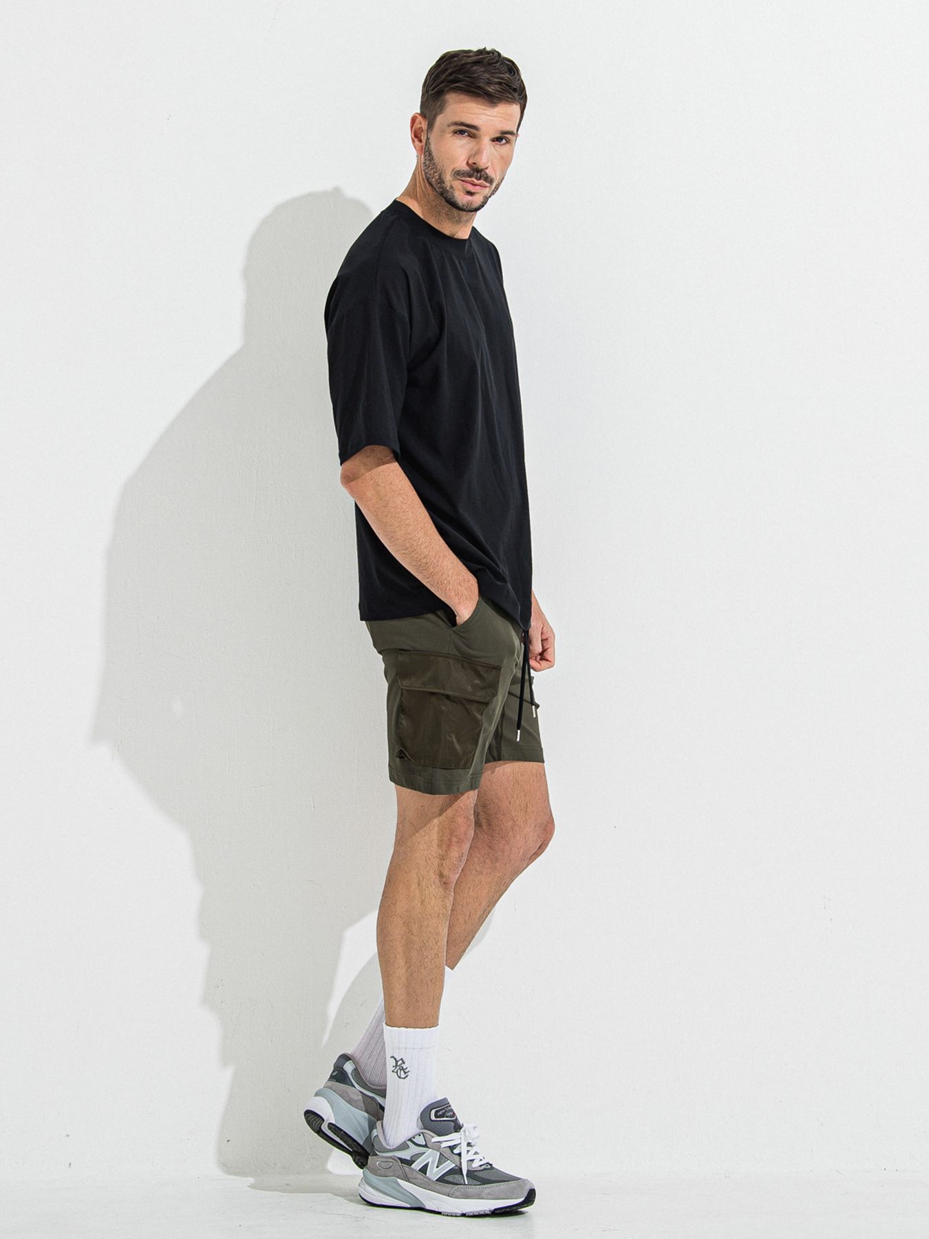 【予約品 】OX JERSEY OVER TEE / オックスジャージオーバーサイズTシャツ / ブラック